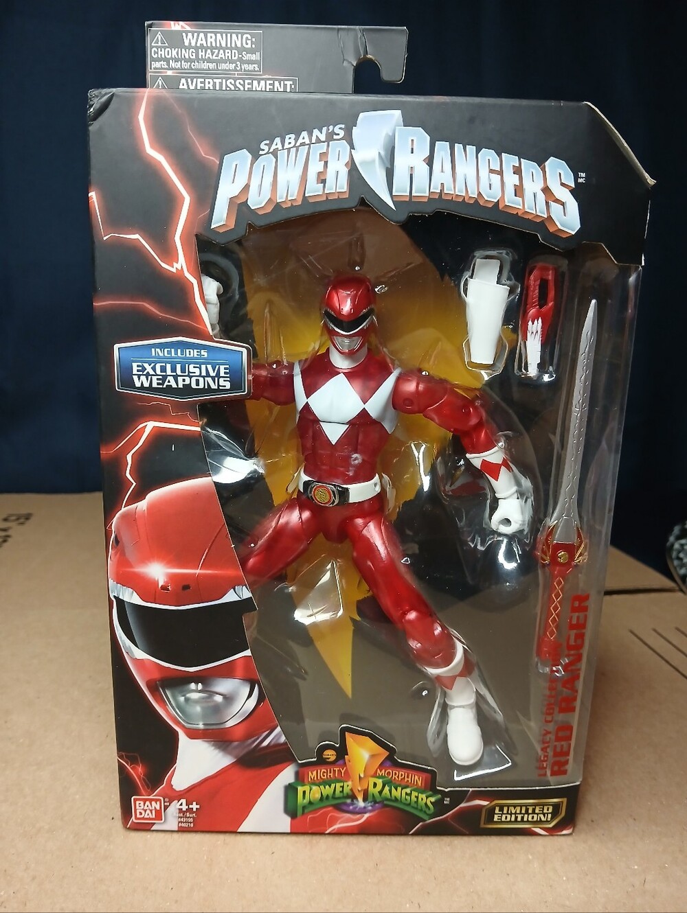 Mighty Morphin Power Rangers Legacy Limited Edition Red Ranger Sealed